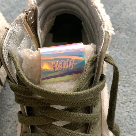 P448 Zip Up High Top Sneakers - Worn once! - Picture 3 of 10